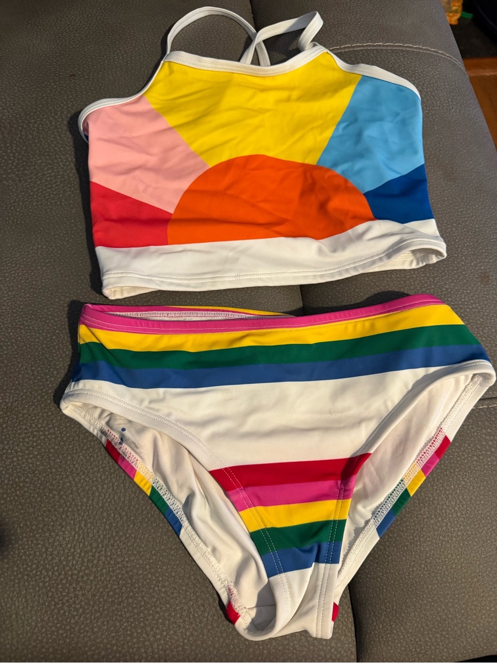 Hanna Andersson sz 10 140 tankini swimsuit
